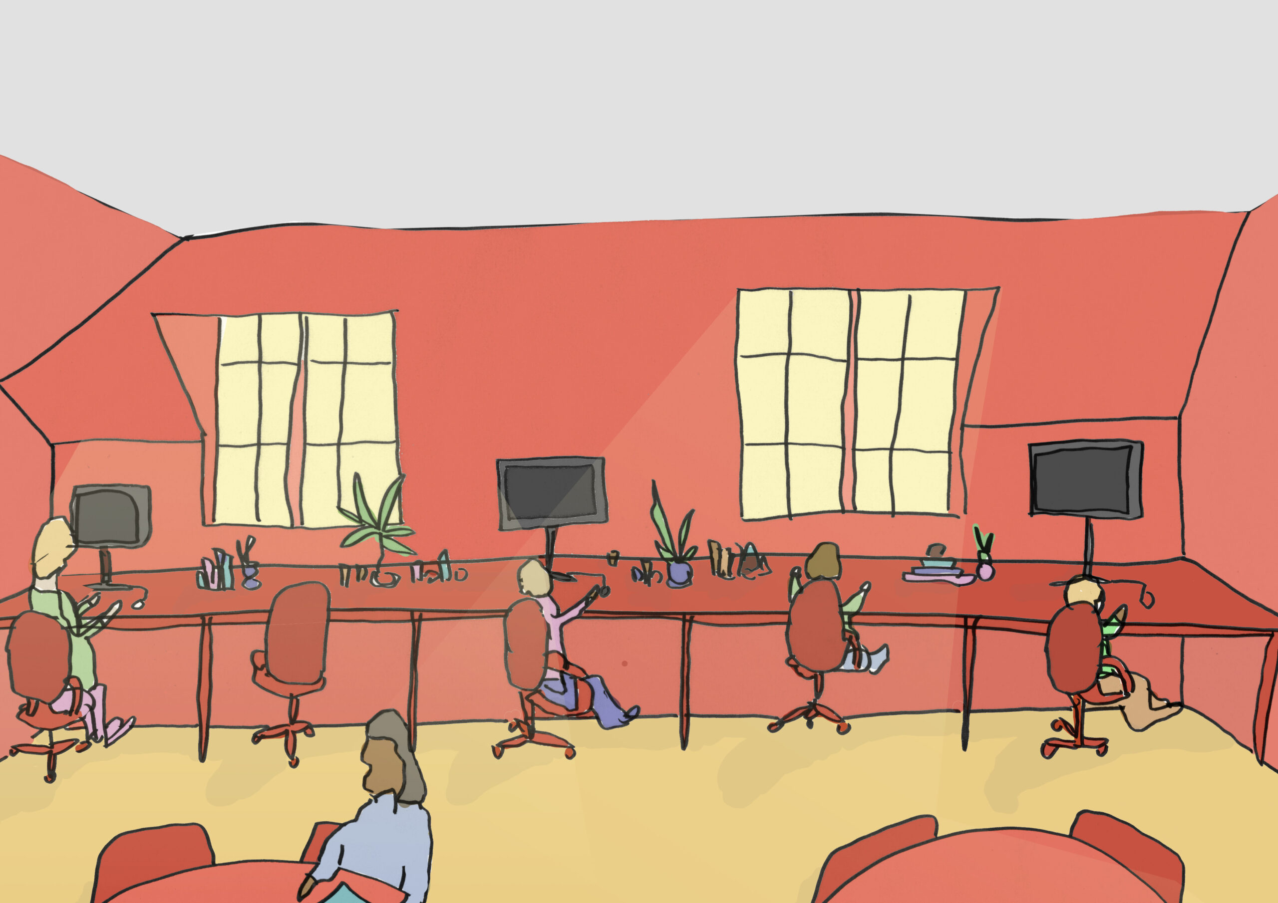 Illustration of what a workspace might look like